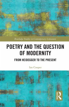 Poetry and the Question of Modernity - Cooper, Ian