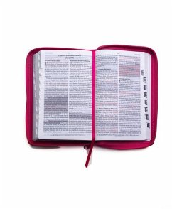 Cover Santa Biblia de Promesas Reina Valera 1960 / Tamaño Manual / Letra Grande / Piel Especial Con Índice Y Cierre / Fucsia // Spanish Promise Bible Rv60 / Handy Size / Large Print / Leathersoft with Index and Zipper / Fuchsia