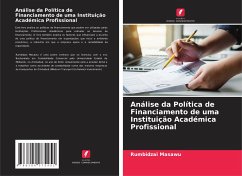 Análise da Política de Financiamento de uma Instituição Académica Profissional - Masawu, Rumbidzai