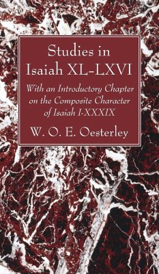 Studies in Isaiah XL-LXVI - Oesterley, W. O. E.