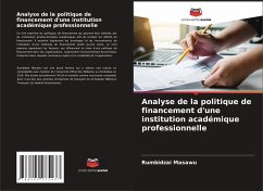 Analyse de la politique de financement d'une institution académique professionnelle - Masawu, Rumbidzai