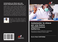 Isolamento: la chiave per una buona identificazione batterica. - Sintondji, Kevin Mael