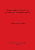 Contribution à l'étude de L'Atérien du nord mauritanien