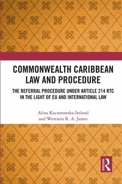 Commonwealth Caribbean Law and Procedure - Kaczorowska-Ireland, Alina; James, Westmin