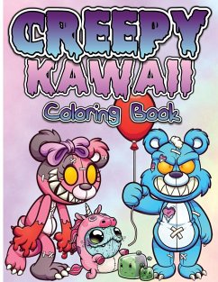 Creepy Kawaii Pastel Goth Coloring Book - Publishing Press, Am