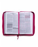 Santa Biblia de Promesas Reina-Valera 1960 / Tamaño Manual / Letra Grande / Piel Especial Con Cierre / Fucsia // Spanish Promise Bible Rv60 / Handy Size / Large Print / Leathersoft with Zipper / Fuchsia