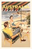 Vintage Journal Australia Travel Poster