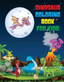 Cover Dinosaur Coloring Book for Kids