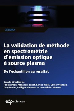 Cover La validation de méthode en spectrométrie d'émission optique à source plasma (eBook, PDF)