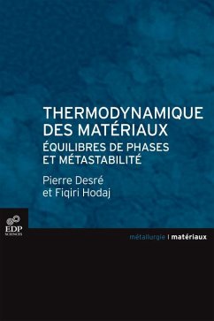 Cover Thermodynamique des matériaux (eBook, PDF)