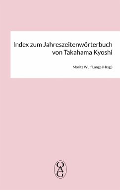 Index zum Jahreszeitenwörterbuch von Takahama Kyoshi