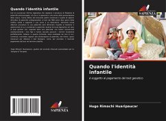 Quando l'identità infantile - Rimachi Huaripaucar, Hugo