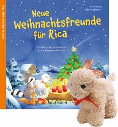 Neue Weihnachtsfreunde für Rica mit Stoffschaf, m. 1 Kalender, m. 1 Beilage - Lamping, Laura