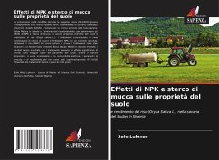 Effetti di NPK e sterco di mucca sulle proprietà del suolo - Lukman, Sale