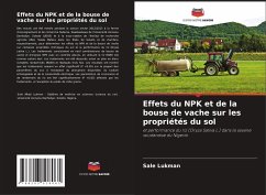 Effets du NPK et de la bouse de vache sur les propriétés du sol - Lukman, Sale