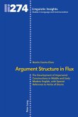 Argument Structure in Flux (eBook, ePUB)