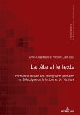 La tete et le texte (eBook, ePUB)