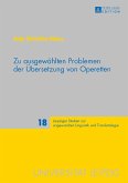 Zu ausgewaehlten Problemen der Uebersetzung von Operetten (eBook, ePUB)