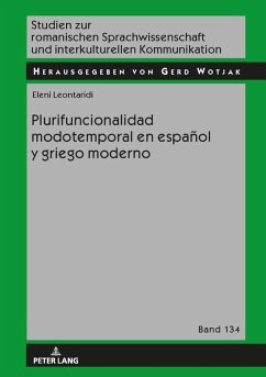 Plurifuncionalidad modotemporal en espanol y griego moderno (eBook, ePUB) - Eleni Leontaridi, Leontaridi