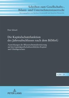 Die Kapitalschutzfunktion des Jahresabschlusses nach dem BilMoG (eBook, ePUB) - Peter Schaub, Schaub