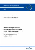 Die Steuerungsfunktion der Geschaeftsfuehrerhaftung in der Krise der GmbH (eBook, ePUB)