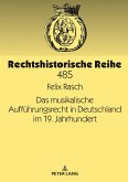 Das musikalische Auffuehrungsrecht in Deutschland im 19. Jahrhundert (eBook, ePUB)
