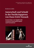 Autorschaft und Schuld in der Nachkriegsprosa von Hans Erich Nossack (eBook, ePUB)