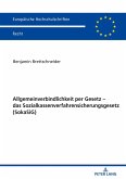 Allgemeinverbindlichkeit per Gesetz - das Sozialkassenverfahrensicherungsgesetz (SokaSiG) (eBook, ePUB)