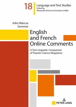 English and French Online Comments (eBook, ePUB) - John Marcus Sommer, Sommer