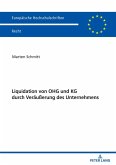 Liquidation von OHG und KG durch Veraeuerung des Unternehmens (eBook, ePUB)