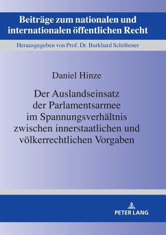 Daniel Hinze, H: Auslandseinsatz der Parlamentsarmee im Span (eBook, ePUB) - Daniel Hinze, Hinze