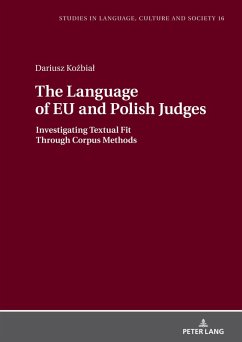 Language of EU and Polish Judges (eBook, ePUB) - Dariusz Kozbial, Kozbial