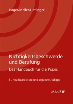 Nichtigkeitsbeschwerde und Berufung - Hager, Gerhard;Meller, Heinz;Hetlinger, Christa