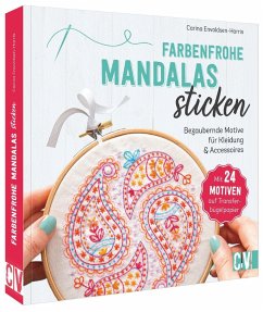 Farbenfrohe Mandalas sticken - Envoldsen-Harris, Carina
