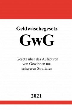 Geldwäschegesetz (GwG) - Studier, Ronny