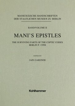 Mani's Epistles - Gardner, Iain