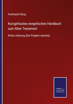 Kurzgefasstes exegetisches Handbuch zum Alten Testament - Hitzig, Ferdinand