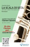 Eb Alto Clarinet (instead Bb3) part of &quote;La Scala di Seta&quote; for Clarinet Quintet (eBook, ePUB)
