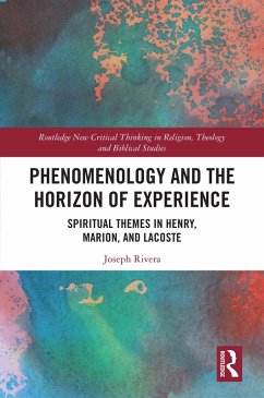 Phenomenology and the Horizon of Experience (eBook, ePUB) - Rivera, Joseph