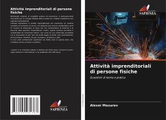 Attività imprenditoriali di persone fisiche - Maxurov, Alexei