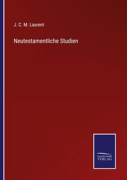 Neutestamentliche Studien Neutestamentliche Studien