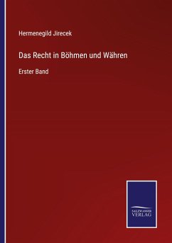 Cover Das Recht in Böhmen und Währen