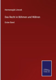 Cover Das Recht in Böhmen und Währen