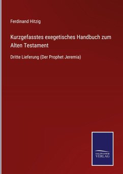 Kurzgefasstes exegetisches Handbuch zum Alten Testament - Hitzig, Ferdinand