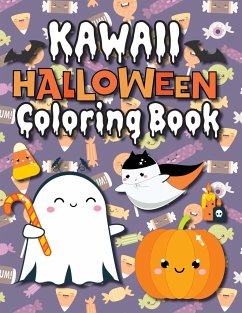 Kawaii Halloween Coloring Book - Engage Books (Activities)