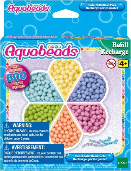 Aquabeads Nachfüllset Pastell Perlen 800 Stück 
