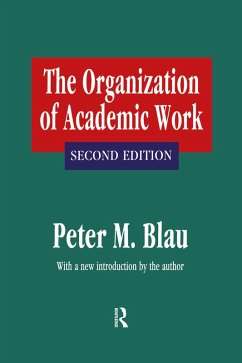 Cover The Organization of Academic Work (eBook, PDF)