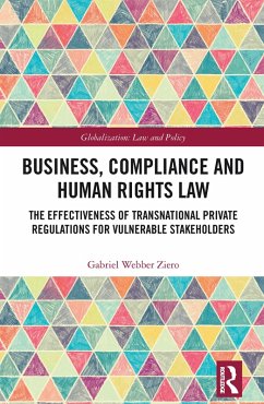 Business, Compliance and Human Rights Law (eBook, ePUB) - Ziero, Gabriel Webber