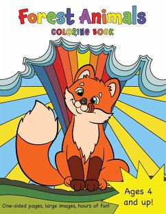 Forest Animals Coloring Book for Kids Ages 4-8! - Books, Engage