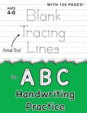 Blank Tracing Lines for ABC Handwriting Practice (Large 8.5&quote;x11&quote; Size!)